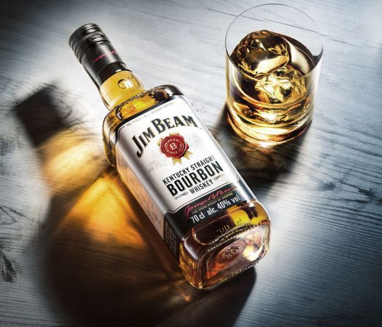 Jim Beam Bourbon bottle